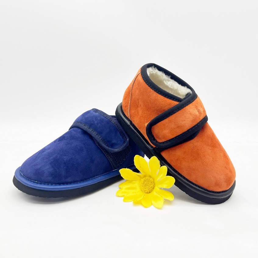 Baby Suede Fleece Warm Velcro Shoes