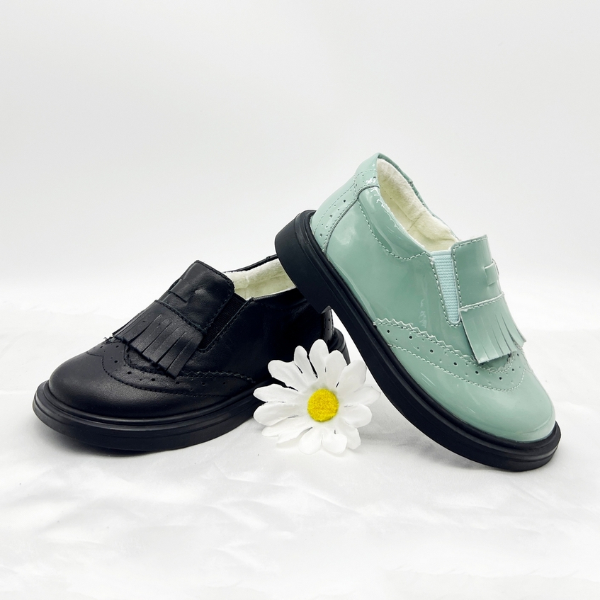 Kids' Brogue-Style Genuine Leather Shoes