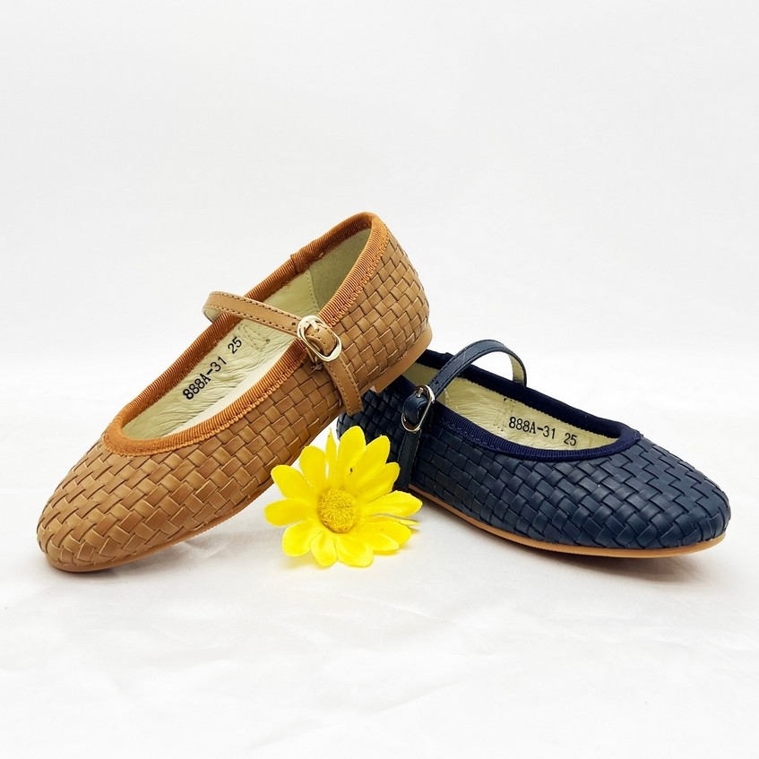 Woven Mary Jane Shoes - Fashionable and Comfortable for Kids